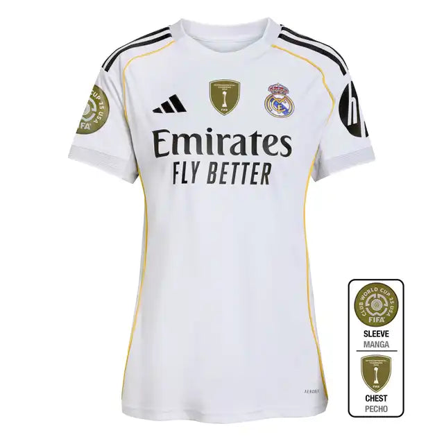 Women's Real Madrid Third Home Soccer Jersey 2025/26 Authentic Kit