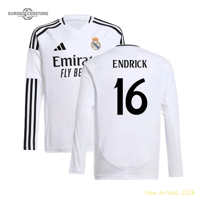 Real Madrid Children 2024 Home Jersey Shirt Football Fan Game Day Match Day Game Day Apparel