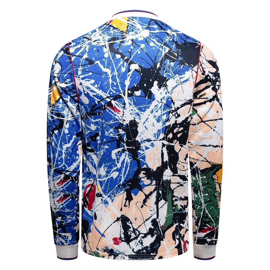 Manchester United Shirt Stone Roses Multicolor Long Sleeves