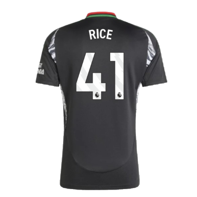 soccer jersey 2024-2025 Arsenal Away Shirt (Rice 41)