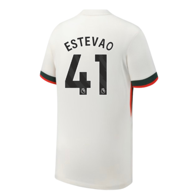 Chelsea Chelsea Away Shirt Kids Estevao #41 Pro Series Die-hard Up...