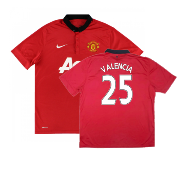 Anti-Odor 2013-14 Manchester United Home Authentic Jersey Durable#405