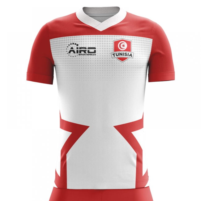Match-Ready Top-Tier 2025-2026 Tunisia Home Concept Football Shirt -