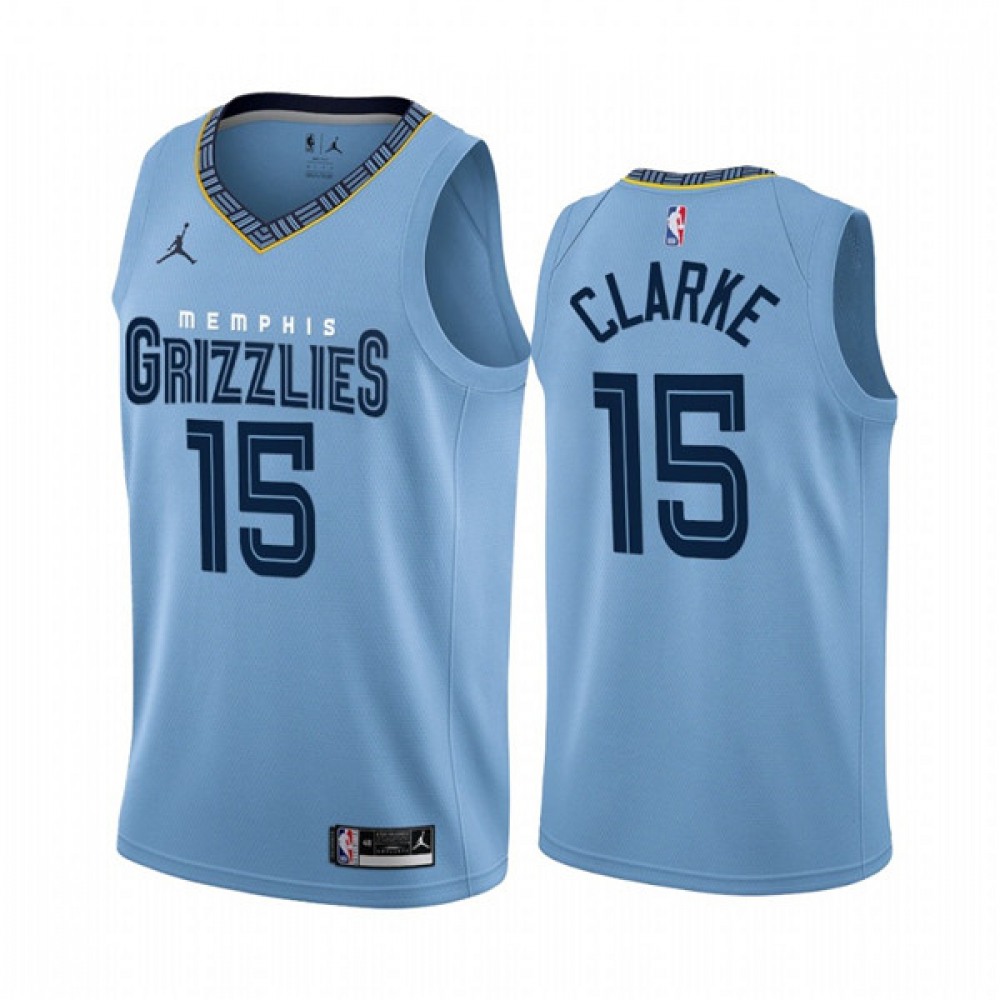 Limited Men's Memphis Grizzlies #15 Brandon Blue Basketball Jersey