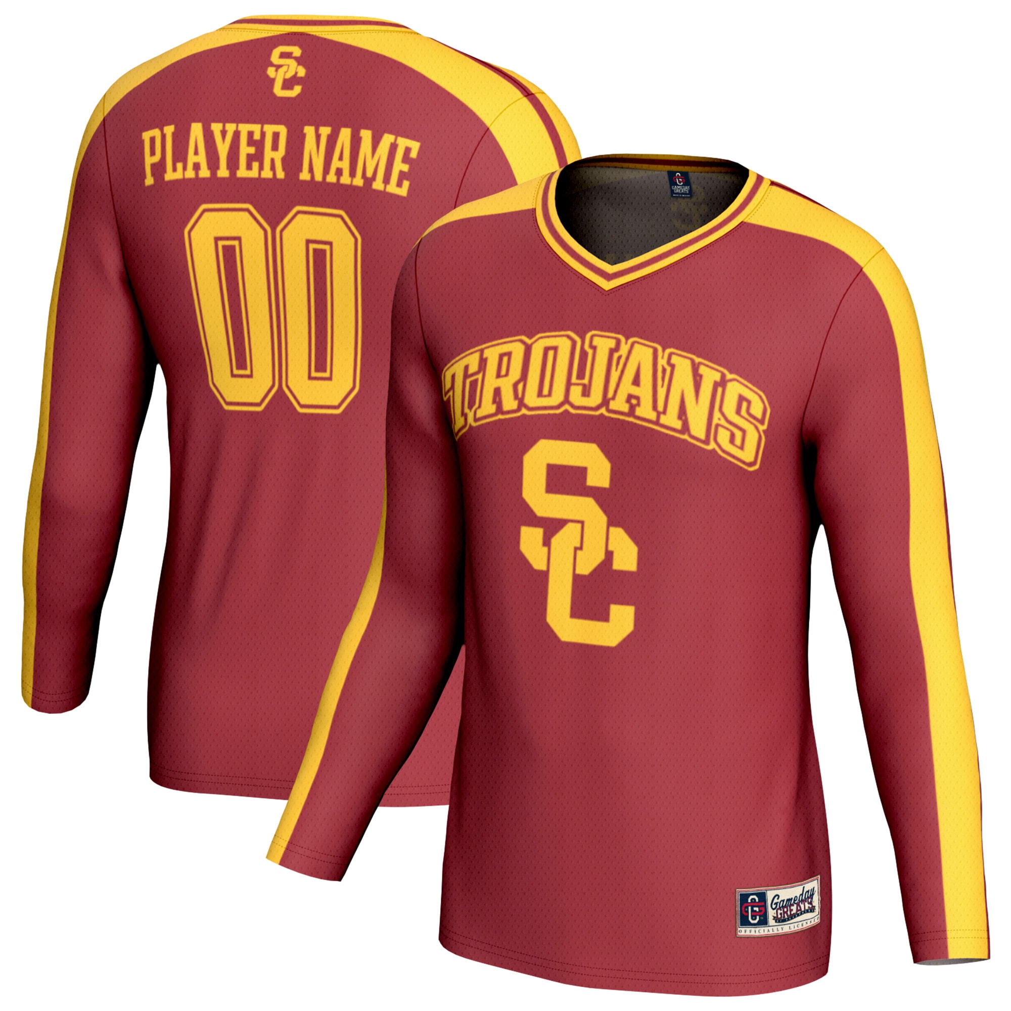 [NJP] USC Trojans GameDay Greats Unisex NIL Pick-A-Player Collegiate Women's Volleyball Lightweight Fashion Jersey - Cardinal