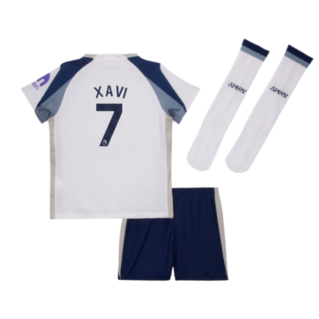 Spurs Tottenham Home Little Kids Mini Kit Xavi #7 Ultra Comfort Tr...