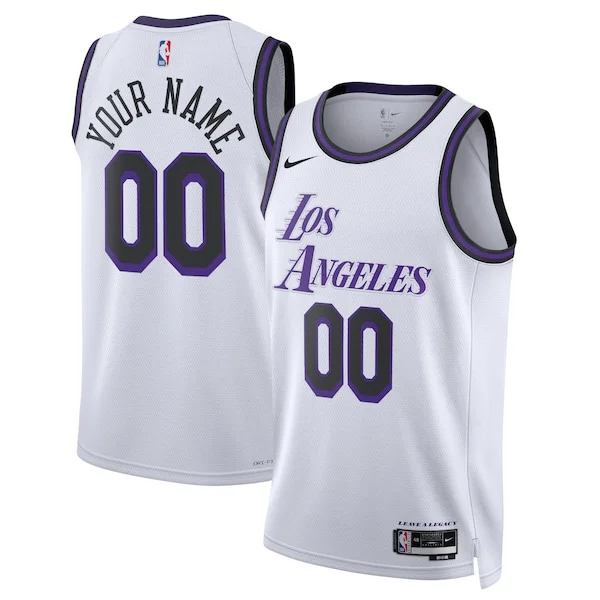 Los Angeles LAL Swingman Jersey - trendy Basketball - White workout