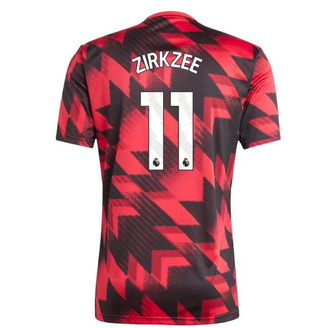 Zirkzee 11 Man Utd Club Team Fan Shirt - Adults Version