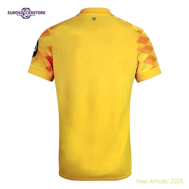 2024-2025 West Ham Goalkeeper Shirt (Yellow) - Kids