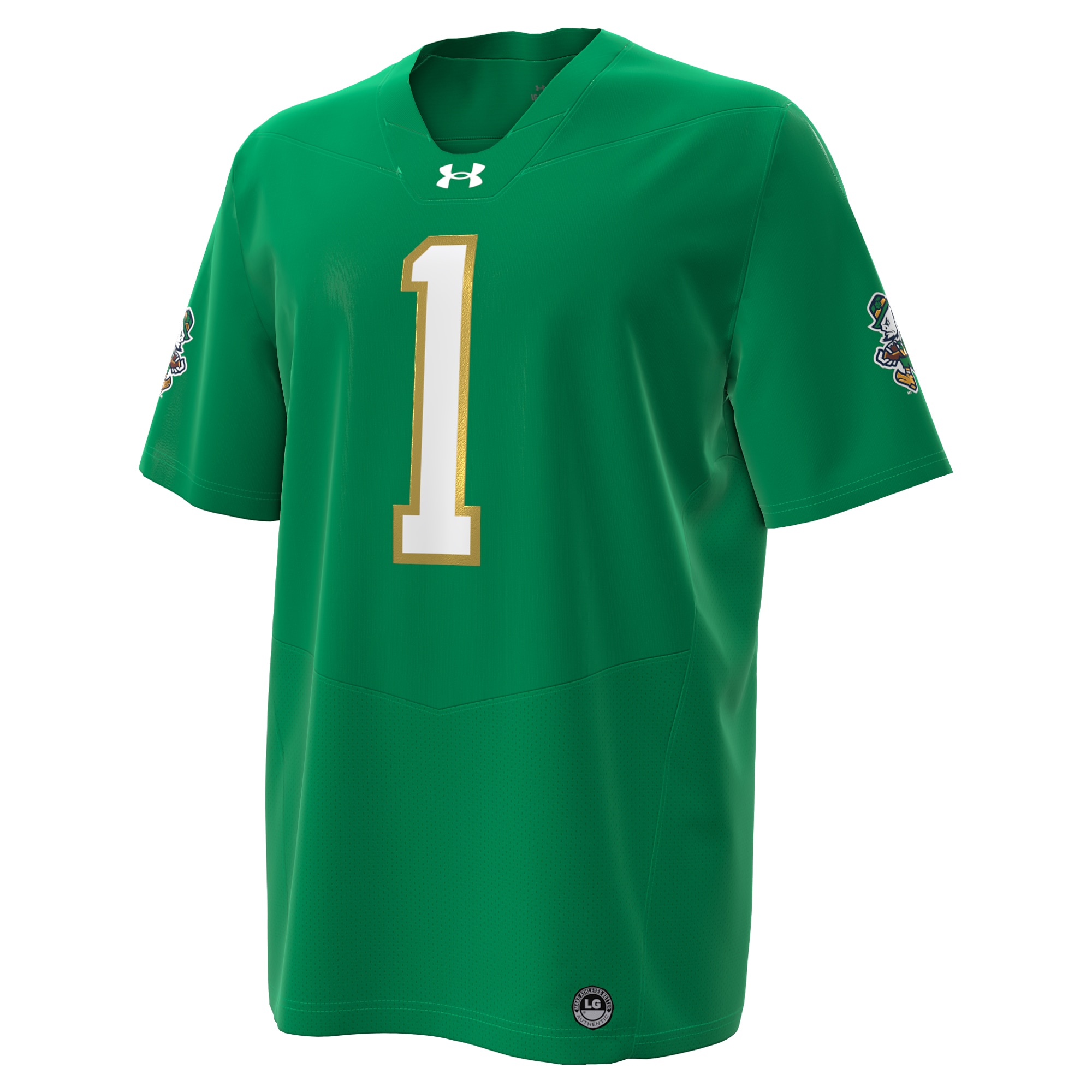 [DDG] Notre Dame Fighting Irish Irish Wear Green Football Replica Jersey - Kelly Green