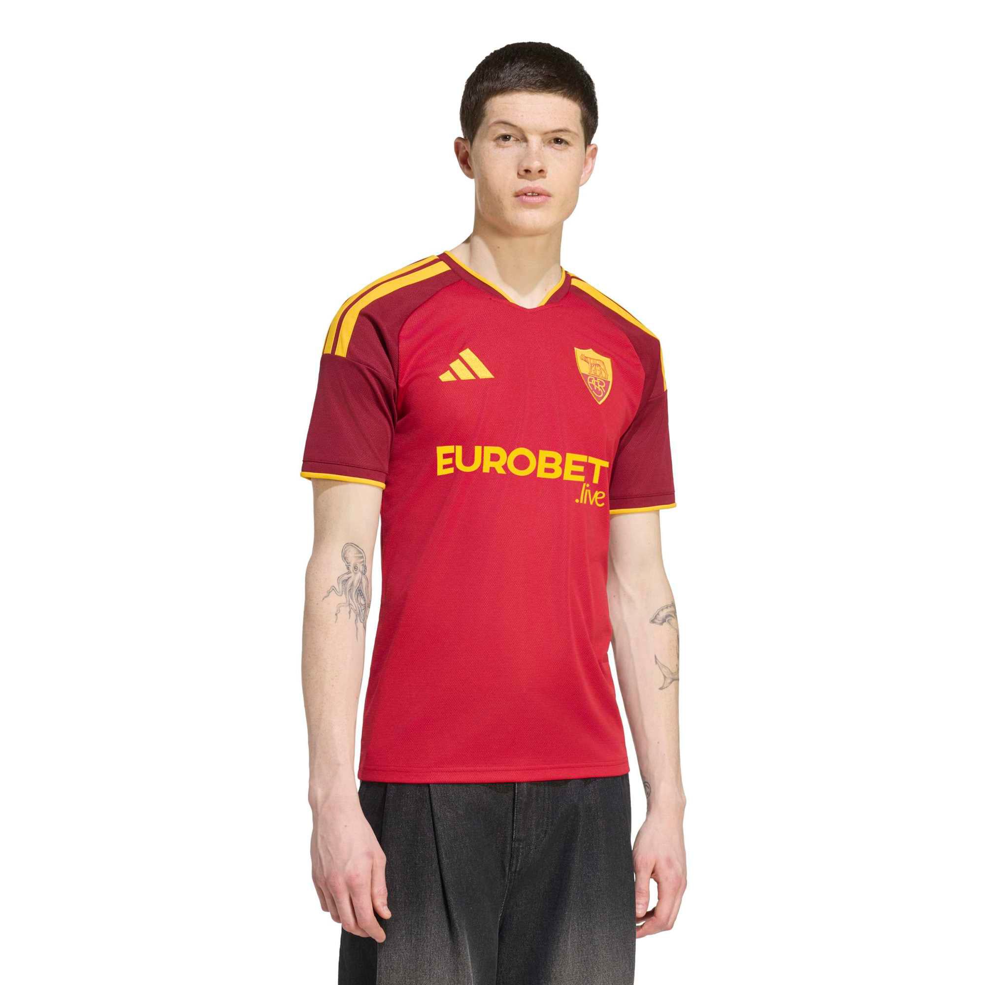 [SJH] Women's AS Roma 2026/27 Home Replica Jersey - Red