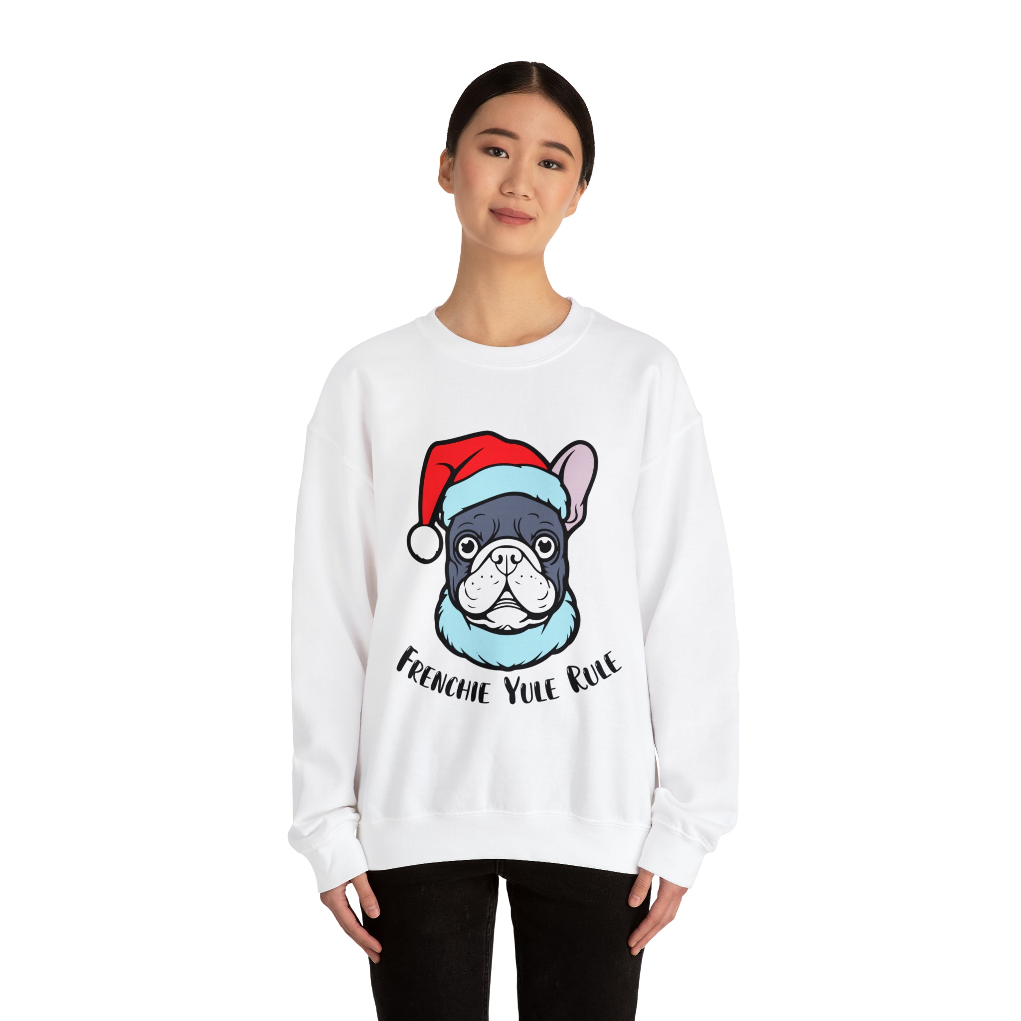 French Bulldog Yule Rule Sweater Unisex Sweatshirt Essential Dog Supply