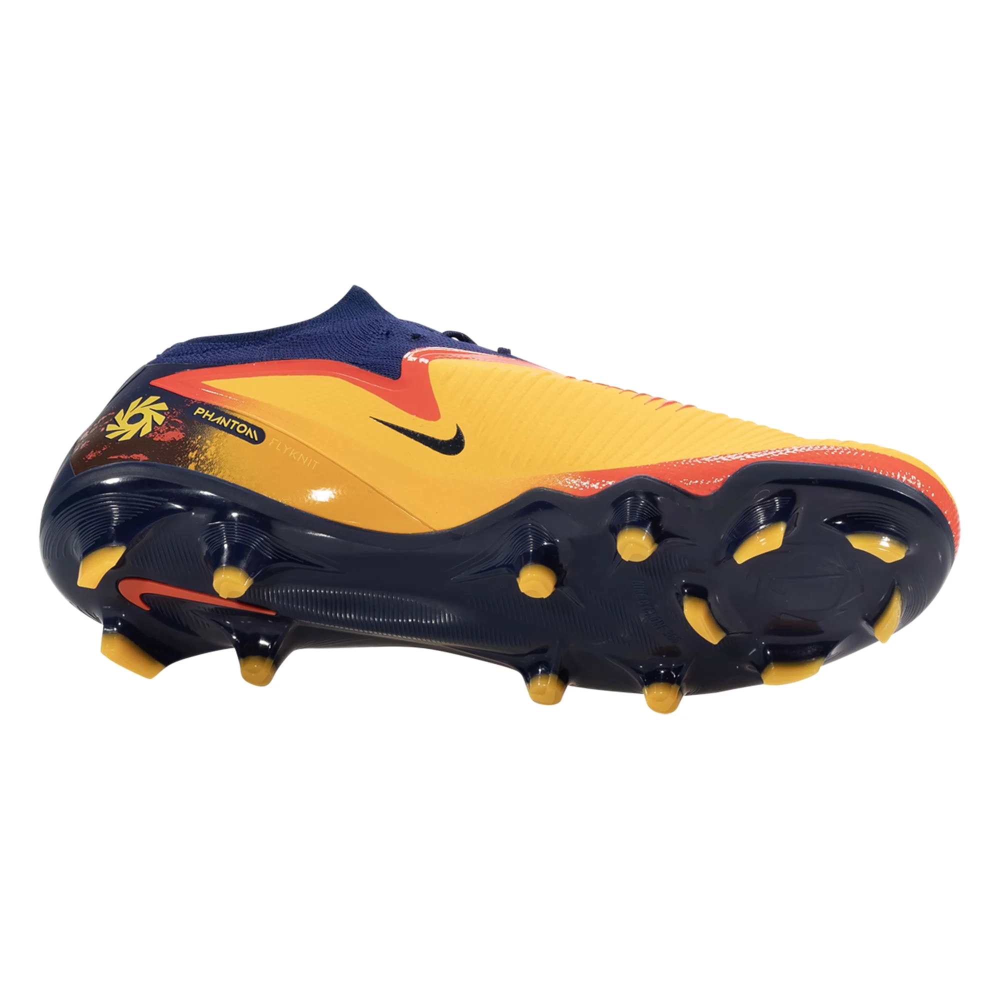 Nike Phantom 6 Low Pro Erling Haaland Firm Ground Soccer Cleats (Laser Orange/Lemon Venom)