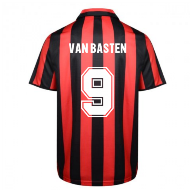 AC Milan Official 2025-2026 Home Shirt (VAN BASTEN 9) | Best Value