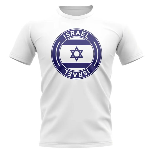 Israel Football Badge T-Shirt (White)