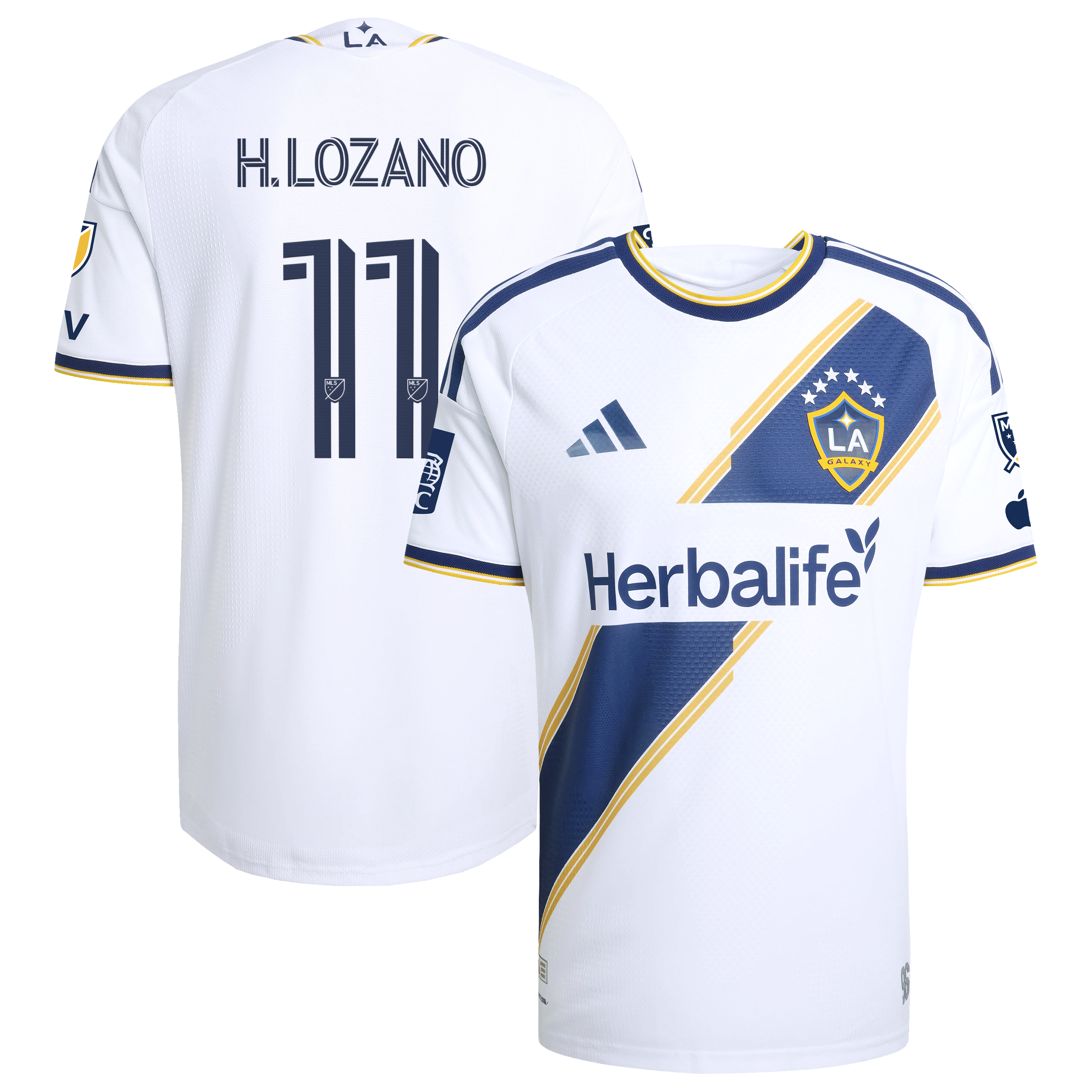 [SJH] Hirving Lozano LA Galaxy 2026 The VeloCITY Kit On-Field Authentic Jersey - White