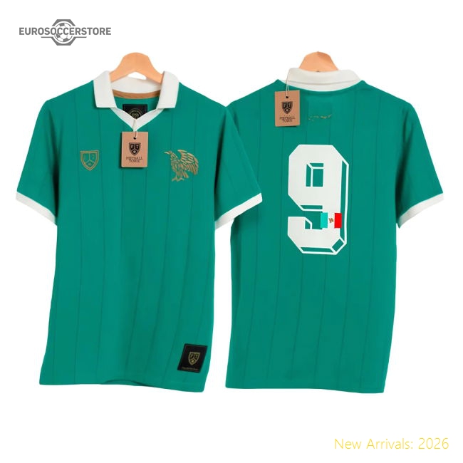Premium-grade El Tri Tribute Hugo Sanchez Football Shirt