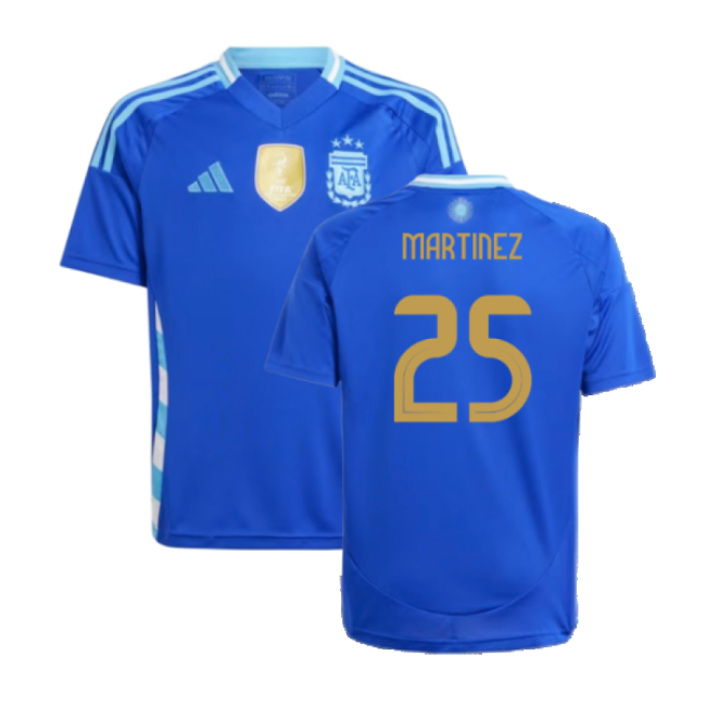 Cup 2024-2025 Argentina Away Shirt (Kids) (Martinez 25)