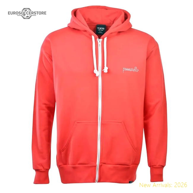 Official Manchester Reds Retro I Am Cantona Zipped Hoodie (red)