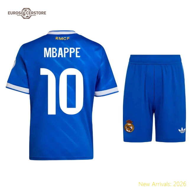 2025-2026 Real Madrid Third Mini Kit (Mbappe 10)