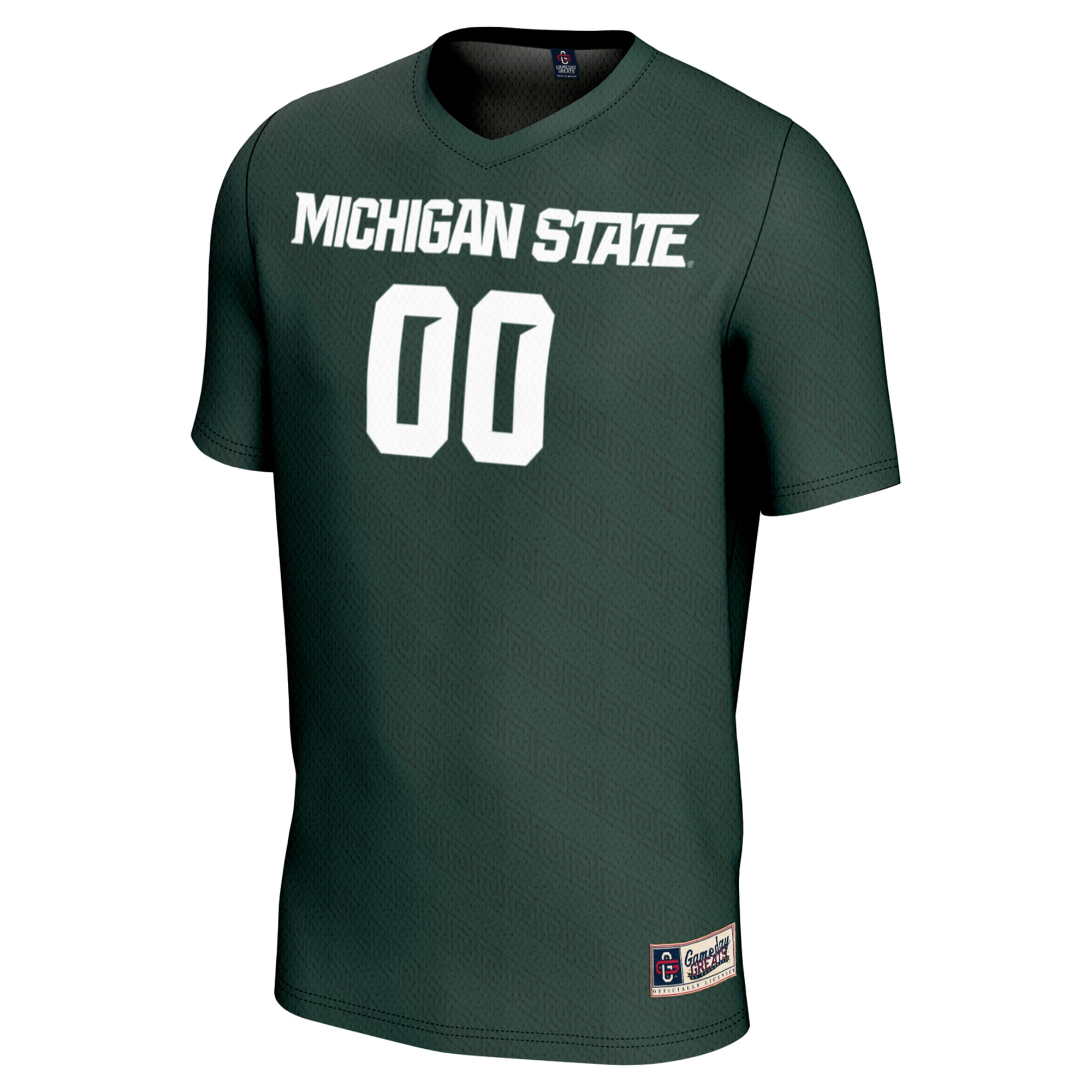 [SJH] Michigan State Spartans GameDay Greats Youth NIL Pick-A-Player Men's Soccer Jersey - Green