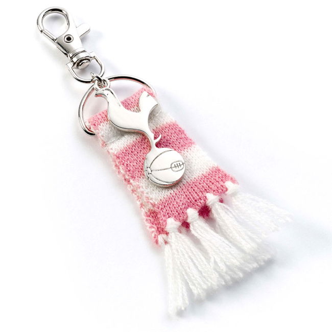 Tottenham Hotspur FC Pink Bar Scarf Bag Charm (Fan Favorite)