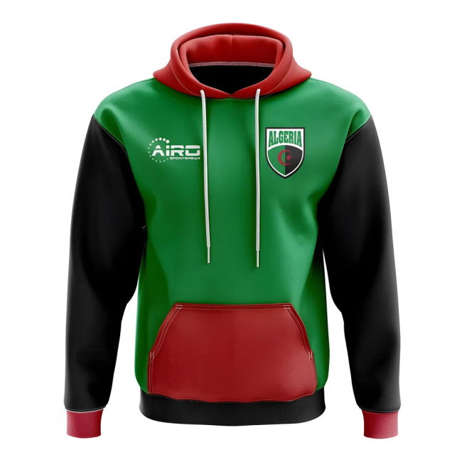 Performance-Driven Algeria Concept Country Football Hoody (Green)