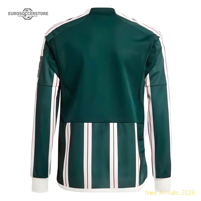 High-Quality Premium Long Sleeve Shirt Kids 2023-2024 Man Utd Away