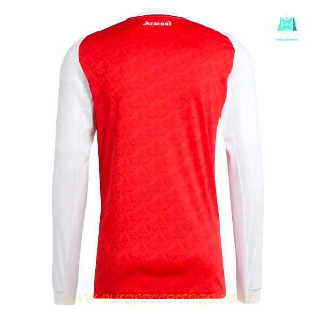 2025-2026 Arsenal Long Sleeve Home Shirt (Bergkamp 10)