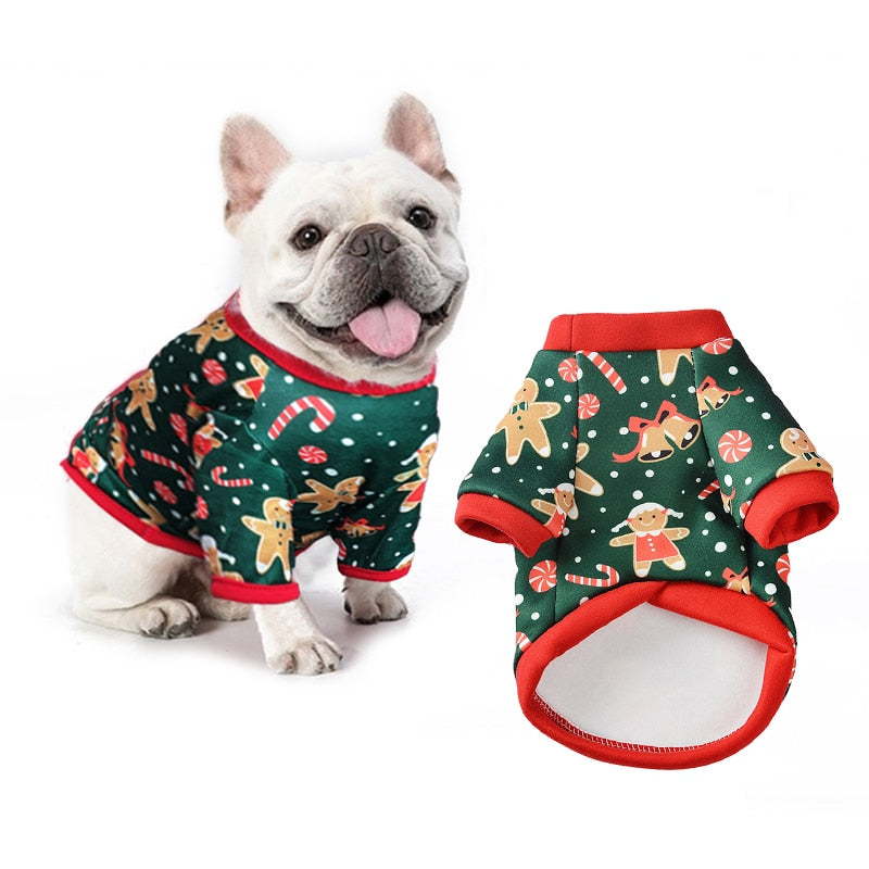 Minimal-Aesthetic Christmas Time French Bulldog Dress (ws981) for French
