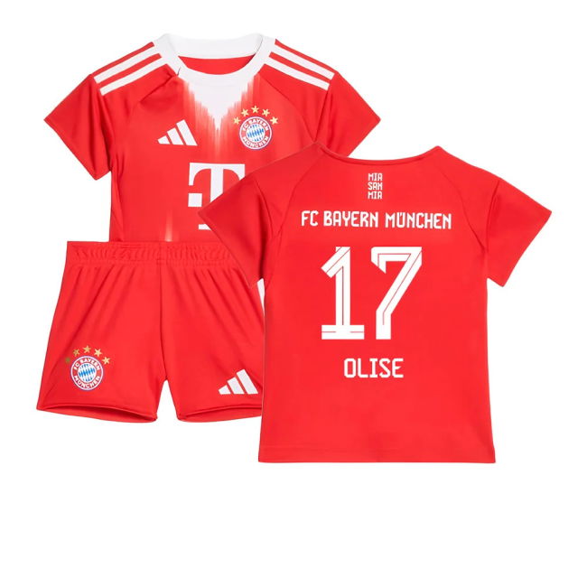 Official Licensed Bayern Munich Home Supporter Kit for Baby (Olise 17)