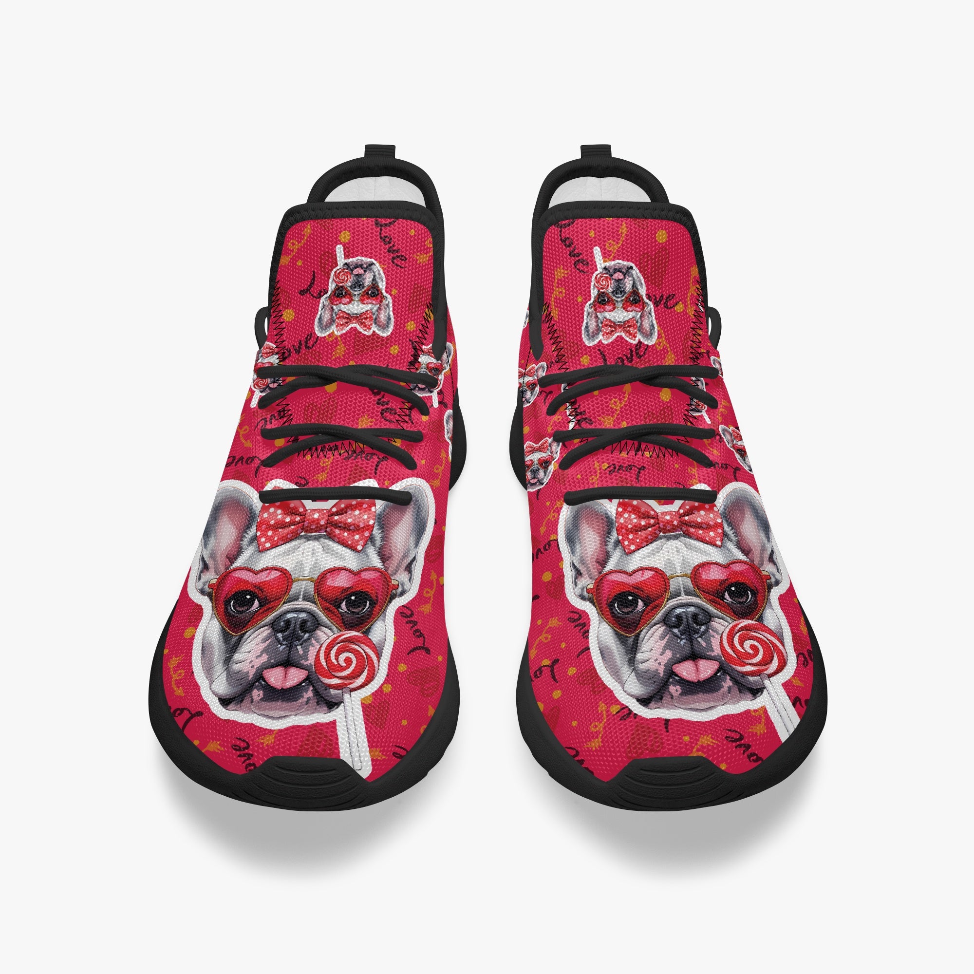 Premium Dove - Durable Classic Sneakers Frenchie Themed Wear