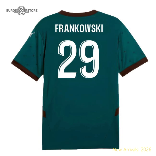 Exceptional 2024-2025 Racing Lens Away Shirt (frankowski 29)