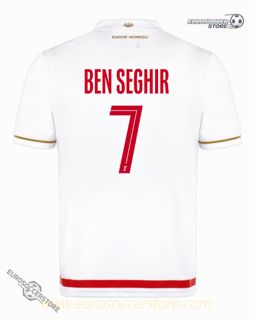 AS Monaco 25-26 Season Home Jersey BEN SEGHIR #7