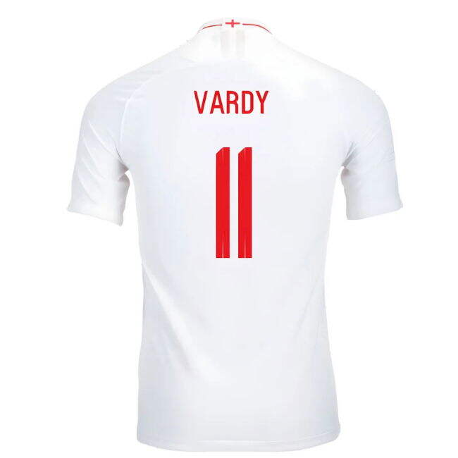 Exquisite 2018-2019 England Authentic Home Shirt (Vardy 11) Beautiful