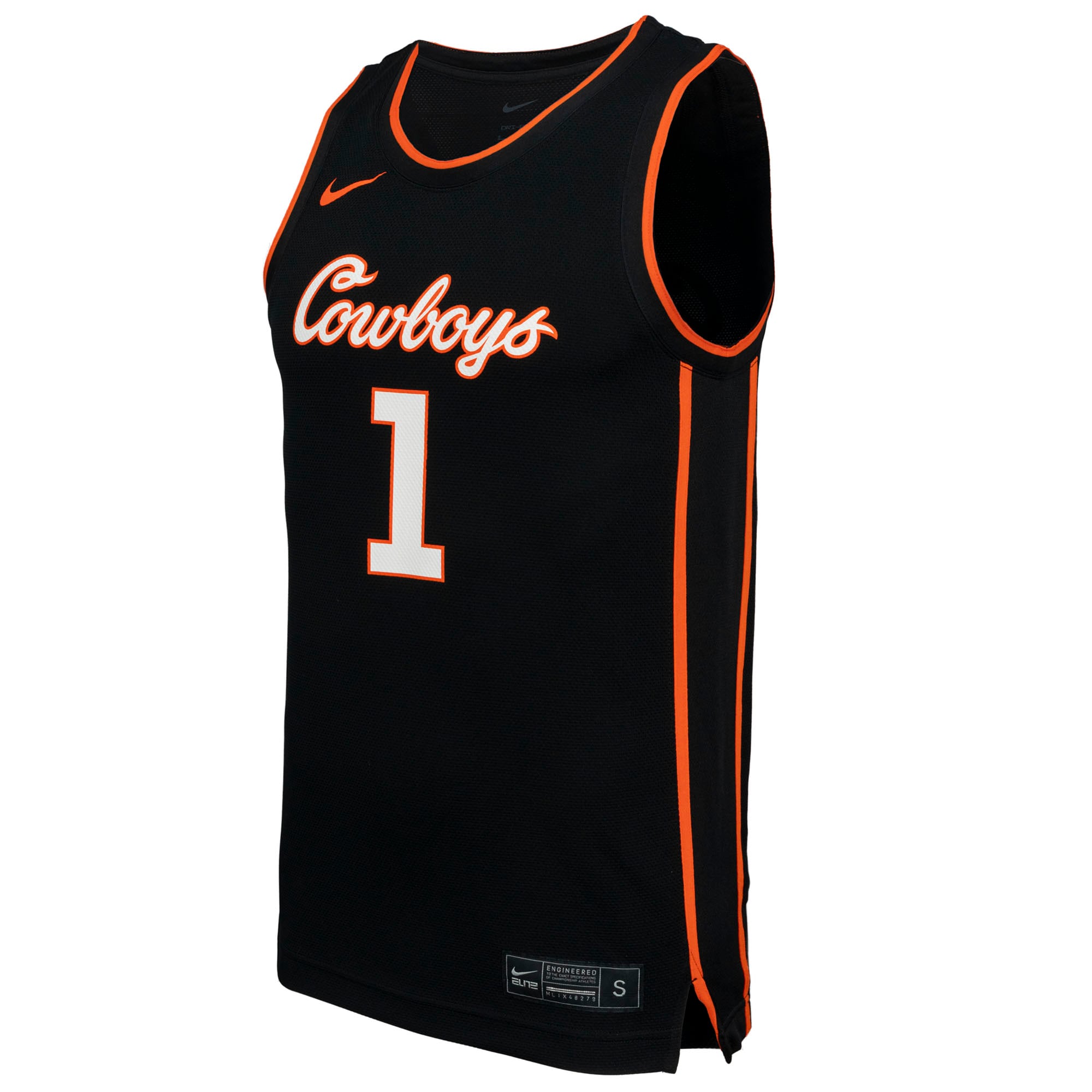 [DDG] Oklahoma State Cowboys Replica Basketball Jersey - Black