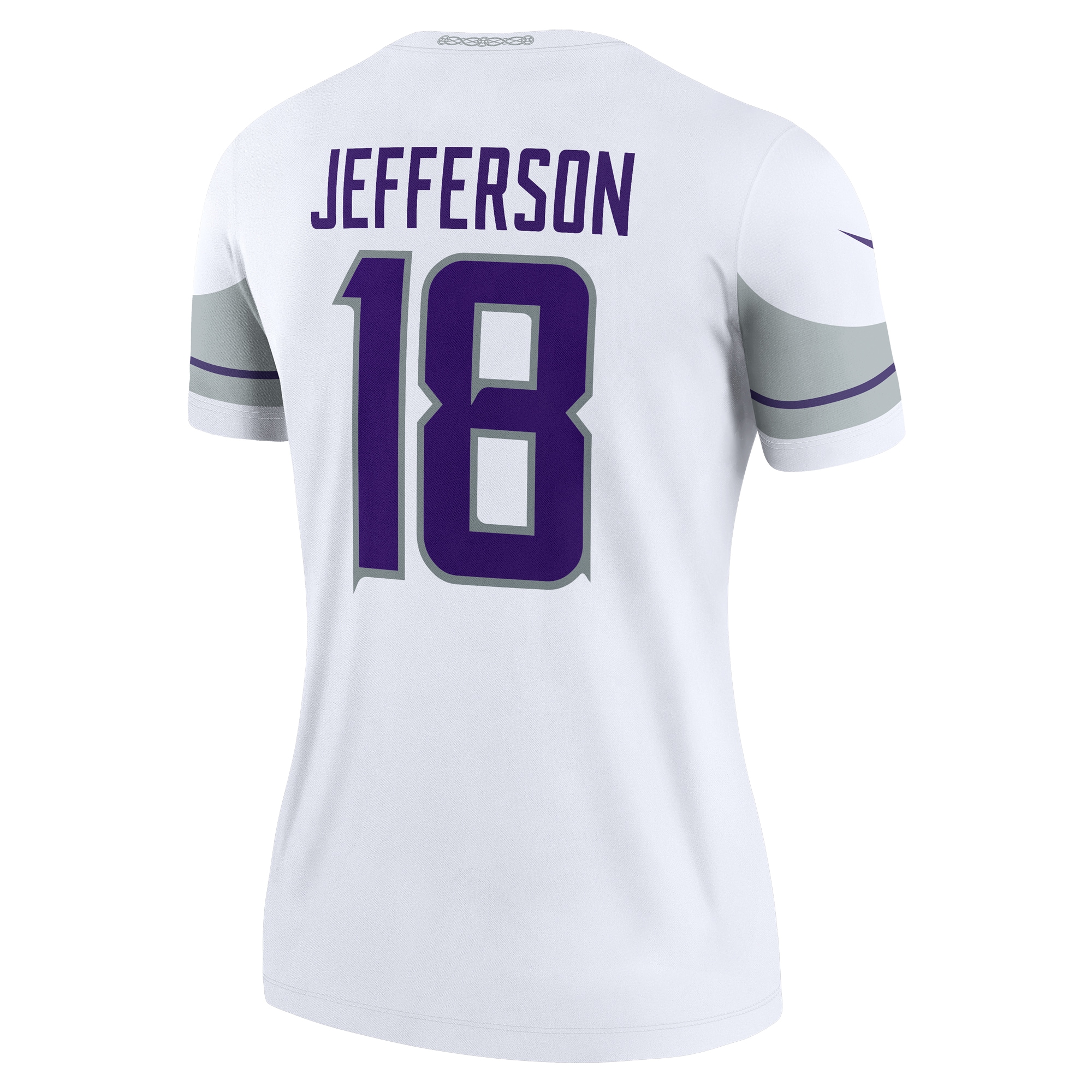 [ESK] Justin Jefferson #18 Minnesota Vikings Women's Alternate Legend Player Performance Jersey Top - White