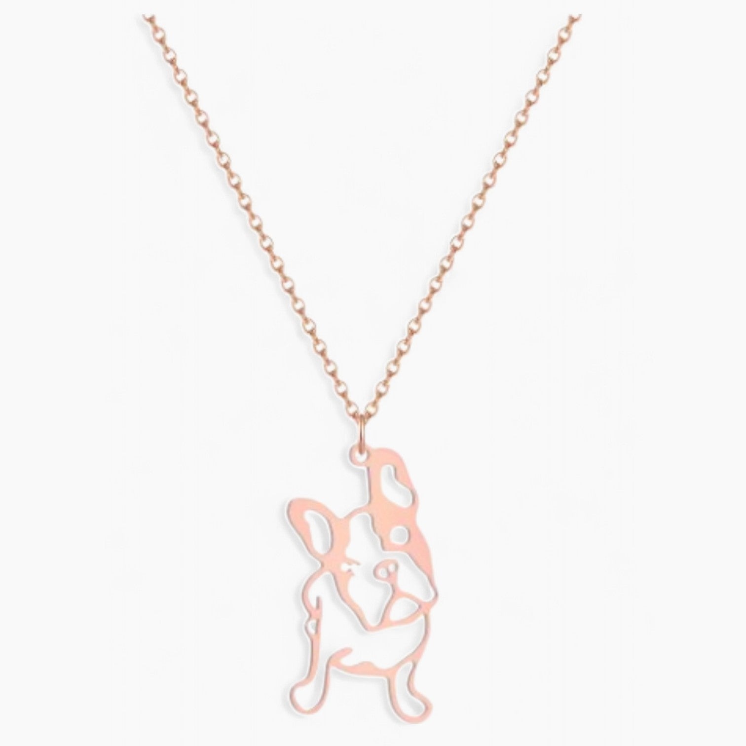 Minimal-Aesthetic Pawlace French Bulldog Necklace Gift – Elegant Dog ...