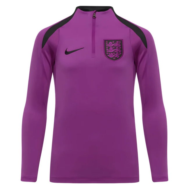 2025-2026 England Strike Drill Top (Purple) - Kids
