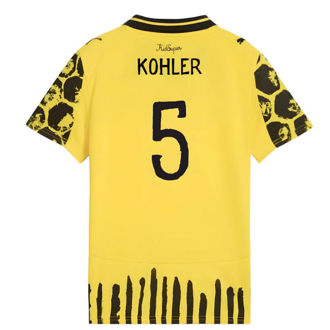2025-2026 BVB Retro Shirt - Kids (Kohler 5) Moisture Wicking