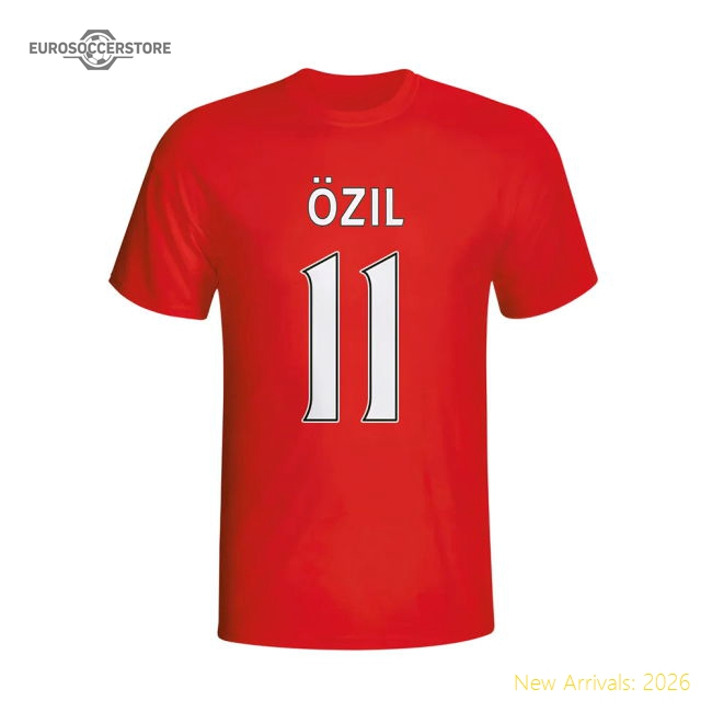 Premium Mesut Ozil Arsenal Hero T-shirt (red) - Premium Quality