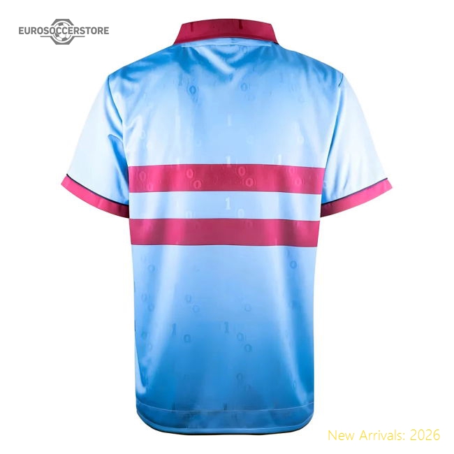 1995-1996 West Ham Away Retro Shirt - Official Edition - Authentic Design