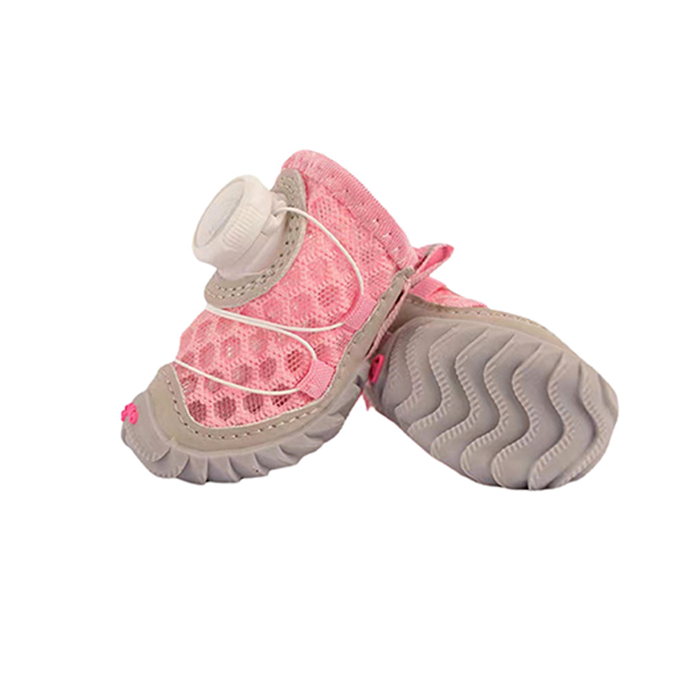 Swivel Button Footwear For Summer Paw Protection | Non-slip Design