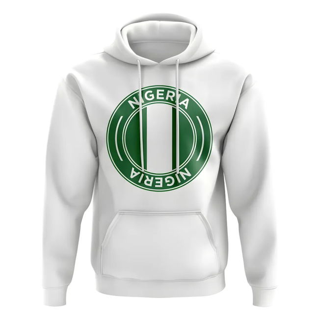 Tournament-Edition Nigeria Football Badge Hoodie (White)