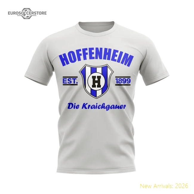 Popular Hoffenheim Established Football T-Shirt (White)