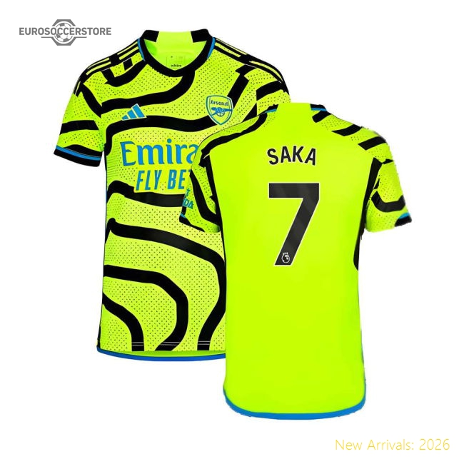 Arsenal Kids Saka Gentle Jersey Performance Fabric Machine-washable