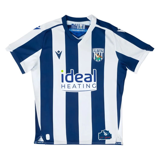 Original 2025-2026 West Brom WBA Home Shirt - Kids Size