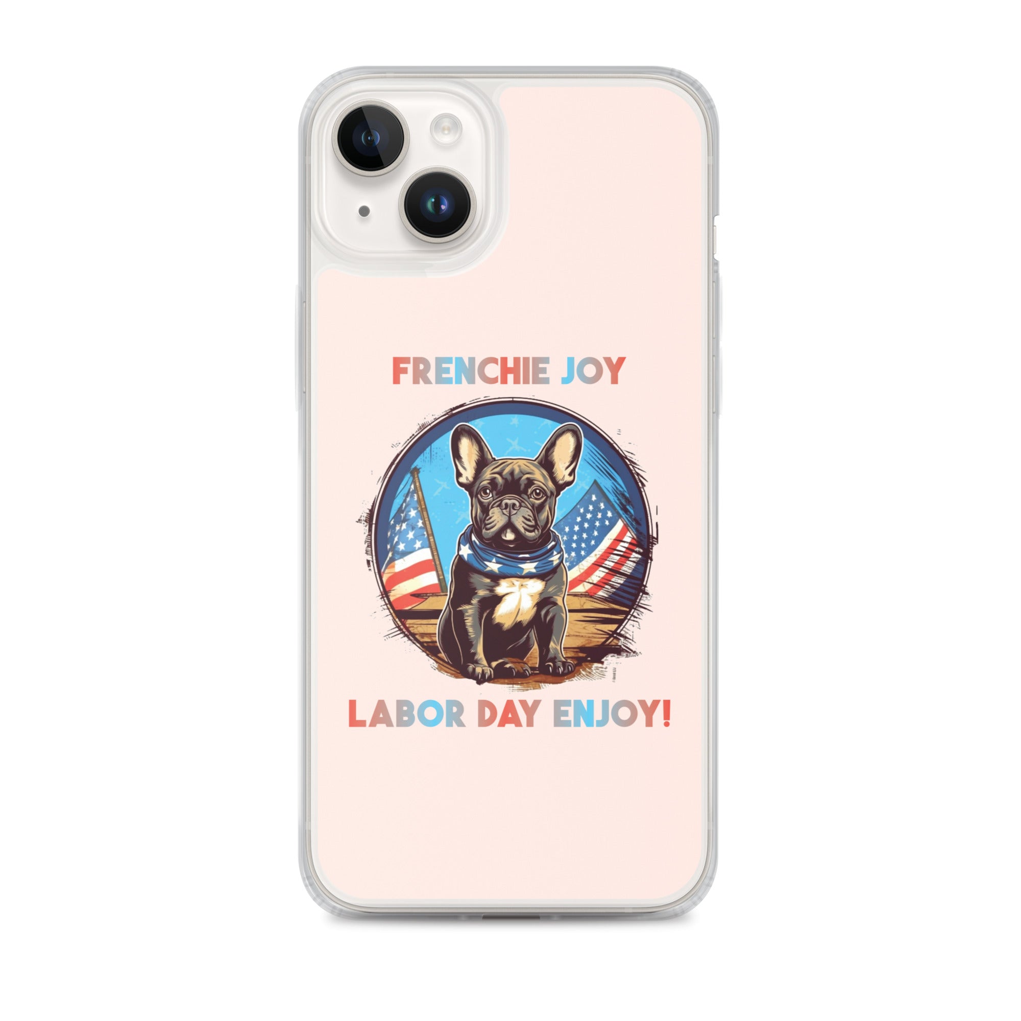 Cozy Frenchie Joy - Clear Case For Iphone® for French Bulldog Lovers