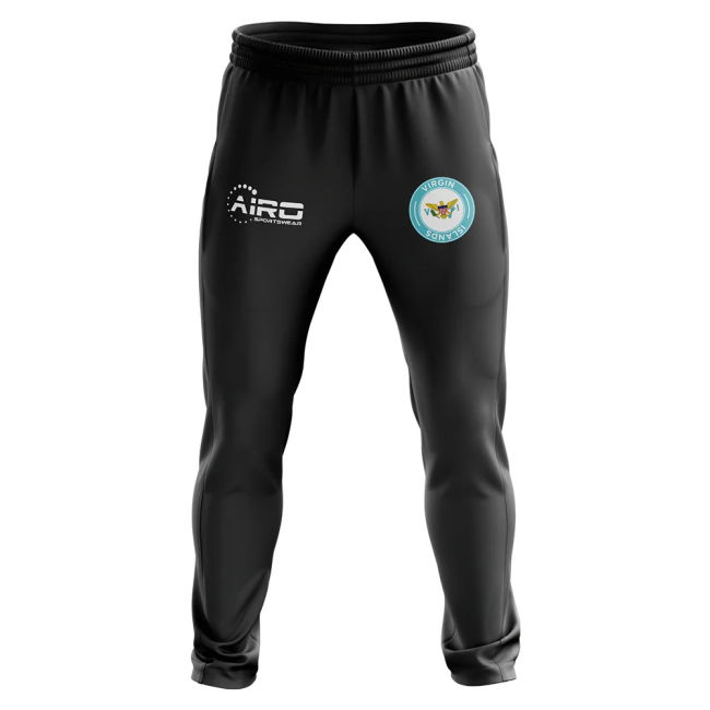 World Virgin Islands Us Concept Football Training Pants (Black)