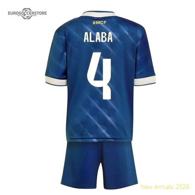 Elite Third Real Madrid Alaba Jersey Performance Athletic Fit